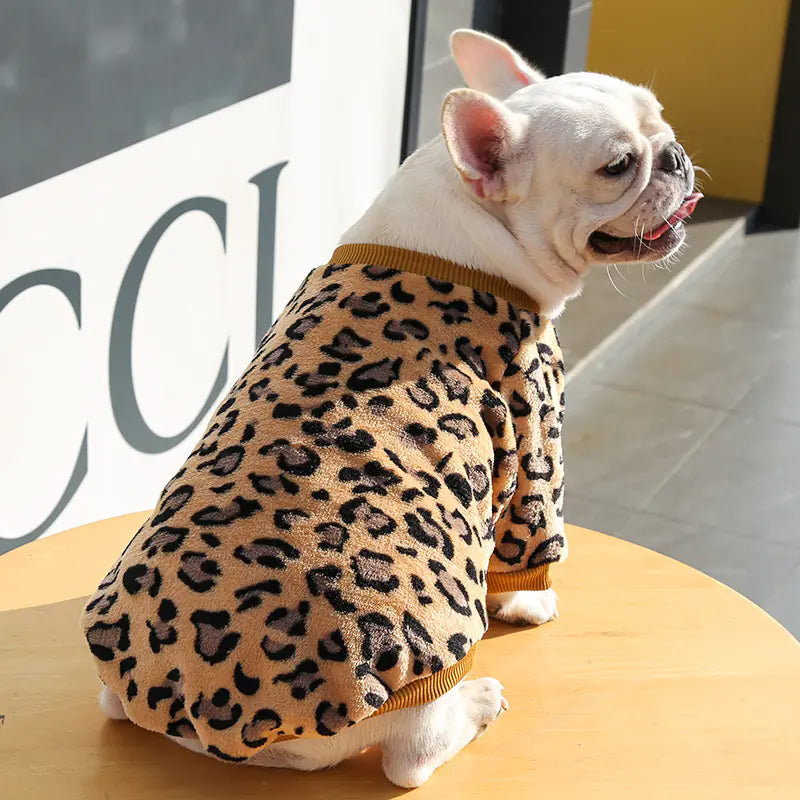 Autumn Winter Warm Pajamas Jacket for Puppies